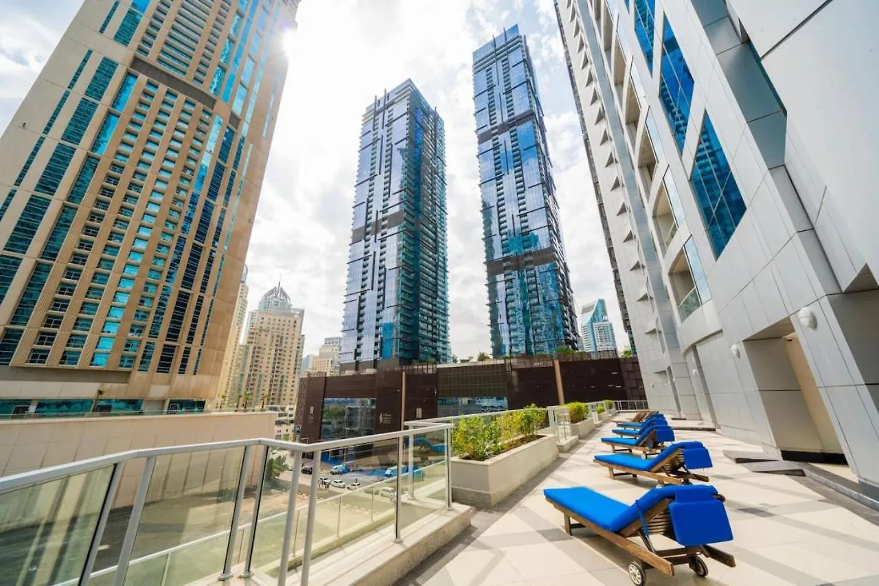Modern & Bright 1 Bedroom Marina Apartment Dubaj 0*,